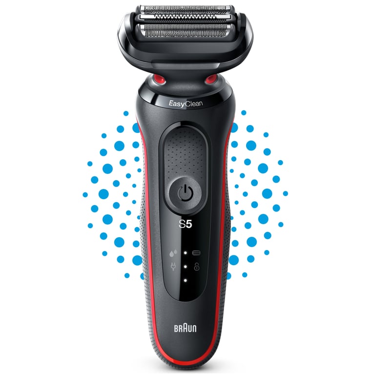 Електробритва Braun Series 5 51-R1000s BLACK / RED - фото 7