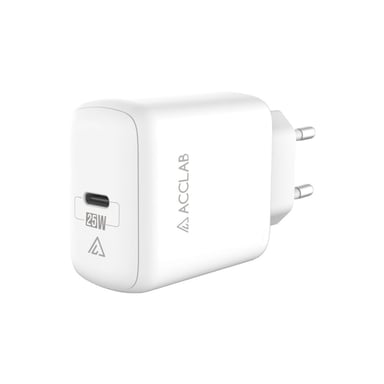 Зарядний пристрій ACCLAB AL-TC125 1хType-C 5В/3A/25W QC/PD3.0 (1283126538841)