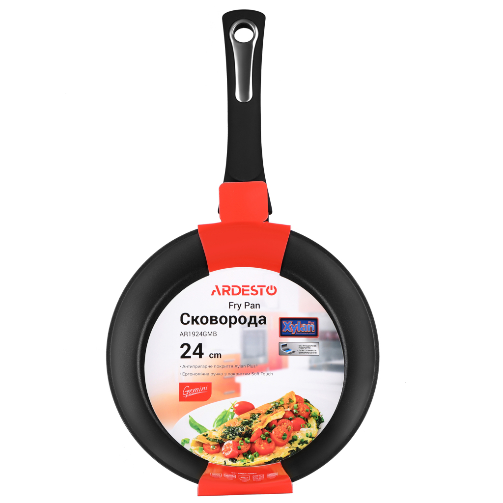 Сковорода Ardesto Gemini Trento 24 см (AR1924GMB) - фото 4 Сковорода Ardesto Gemini Trento 24 см (AR1924GMB) - фото 4
