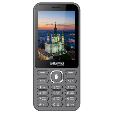 Мобільний телефон Sigma X-style 31 Power Type-C Grey (4827798855034) - фото 1