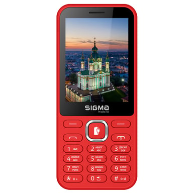 Мобільний телефон Sigma X-style 31 Power Type-C Red (4827798855058) - фото 1