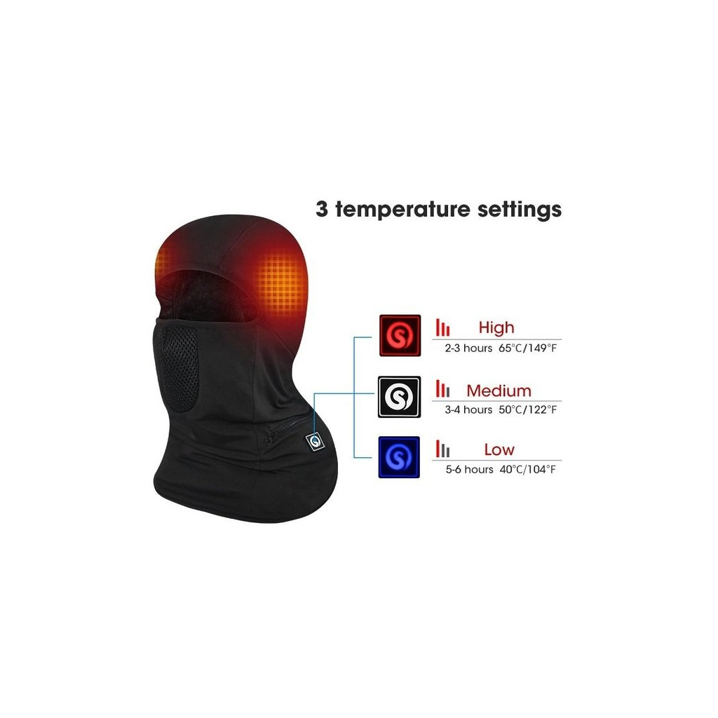 Балаклава з підігрівом 2E Shadow Black M (2E-HBSWM-BK) - фото 1 Балаклава з підігрівом 2E Shadow Black M (2E-HBSWM-BK) - фото 1