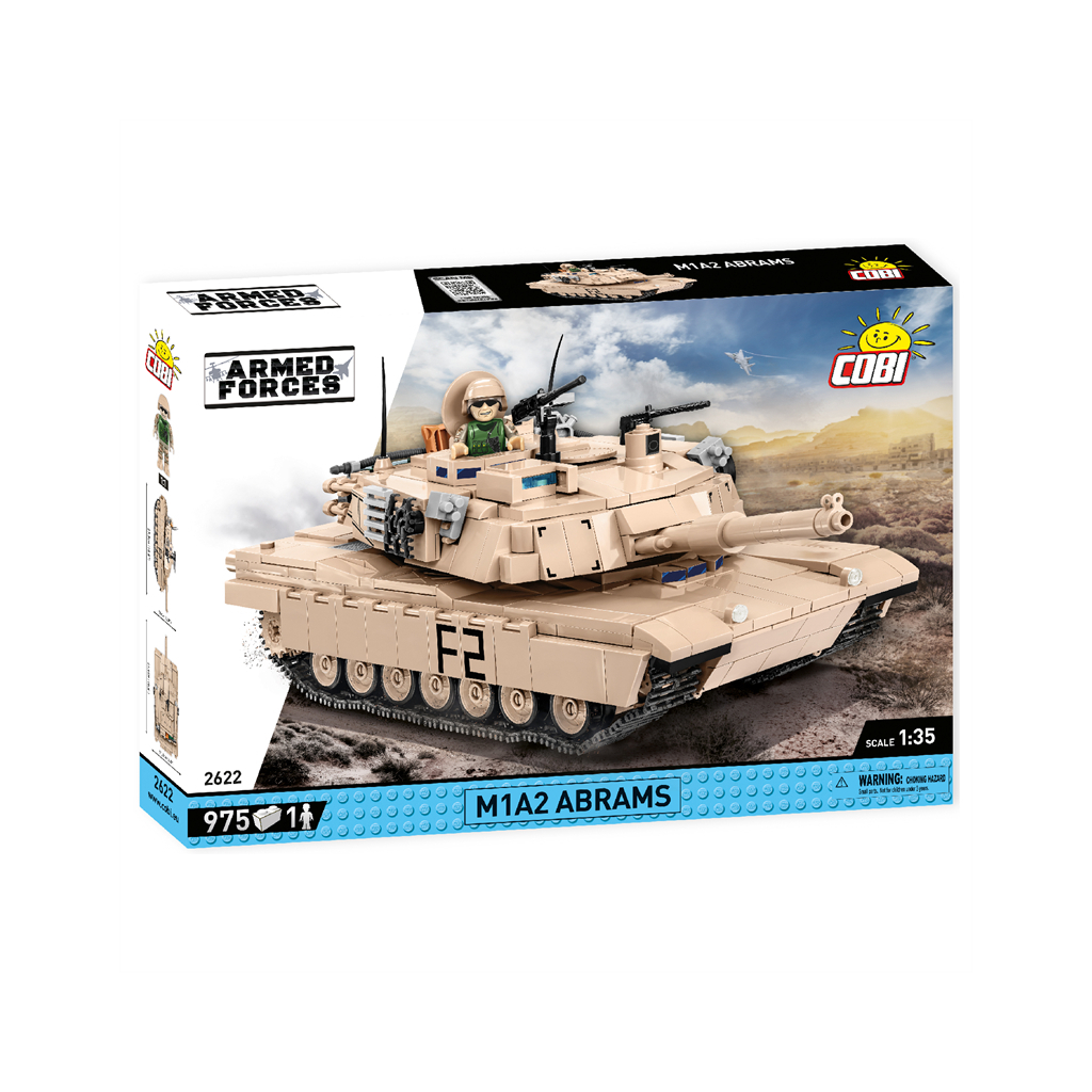 Конструктор Cobi Танк M1A2 Абрамс, 975 деталей (COBI-2622) Конструктор Cobi Танк M1A2 Абрамс, 975 деталей (COBI-2622)