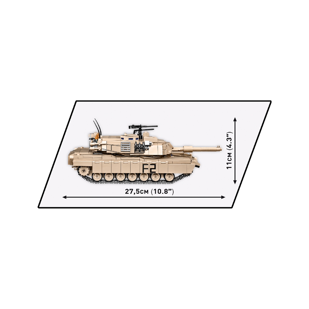 Конструктор Cobi Танк M1A2 Абрамс, 975 деталей (COBI-2622) - фото 6 Конструктор Cobi Танк M1A2 Абрамс, 975 деталей (COBI-2622) - фото 6