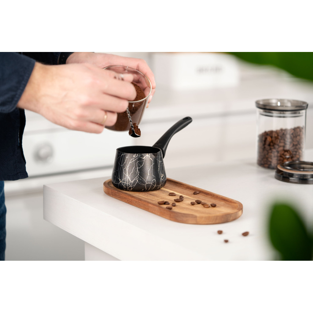 Турка Ardesto BLACK MARS граніт бакелітова ручка 0.25 (AR0825SG) - фото 5 Турка Ardesto BLACK MARS граніт бакелітова ручка 0.25 (AR0825SG) - фото 5