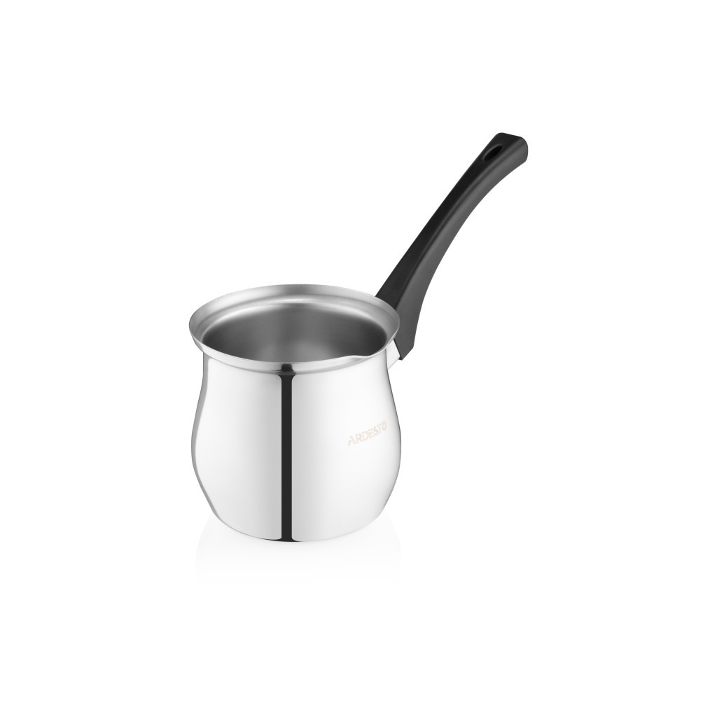 Турка Ardesto BLACK MARS нержавіюча сталь бакелітова ручка 0,64 л (AR0864SB) Турка Ardesto BLACK MARS нержавіюча сталь бакелітова ручка 0,64 л (AR0864SB)