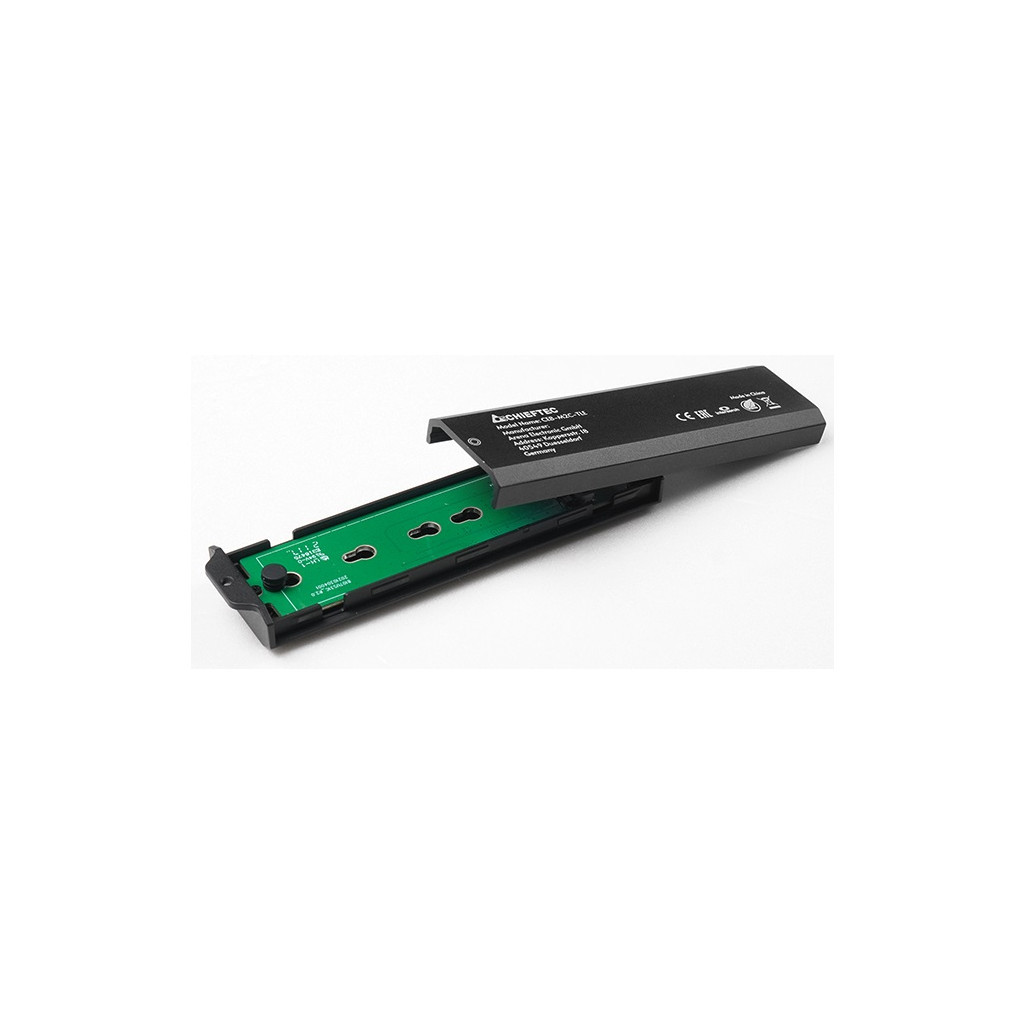Кишеня зовнішня Chieftec M.2 PCIe NVMe/SATA SSD CEB-M2C-TLE USB 3.2 Gen2 Type-C Tool-Less Alum/Plastic (CEB-M2C-TLE) - фото 2 Кишеня зовнішня Chieftec M.2 PCIe NVMe/SATA SSD CEB-M2C-TLE USB 3.2 Gen2 Type-C Tool-Less Alum/Plastic (CEB-M2C-TLE) - фото 2