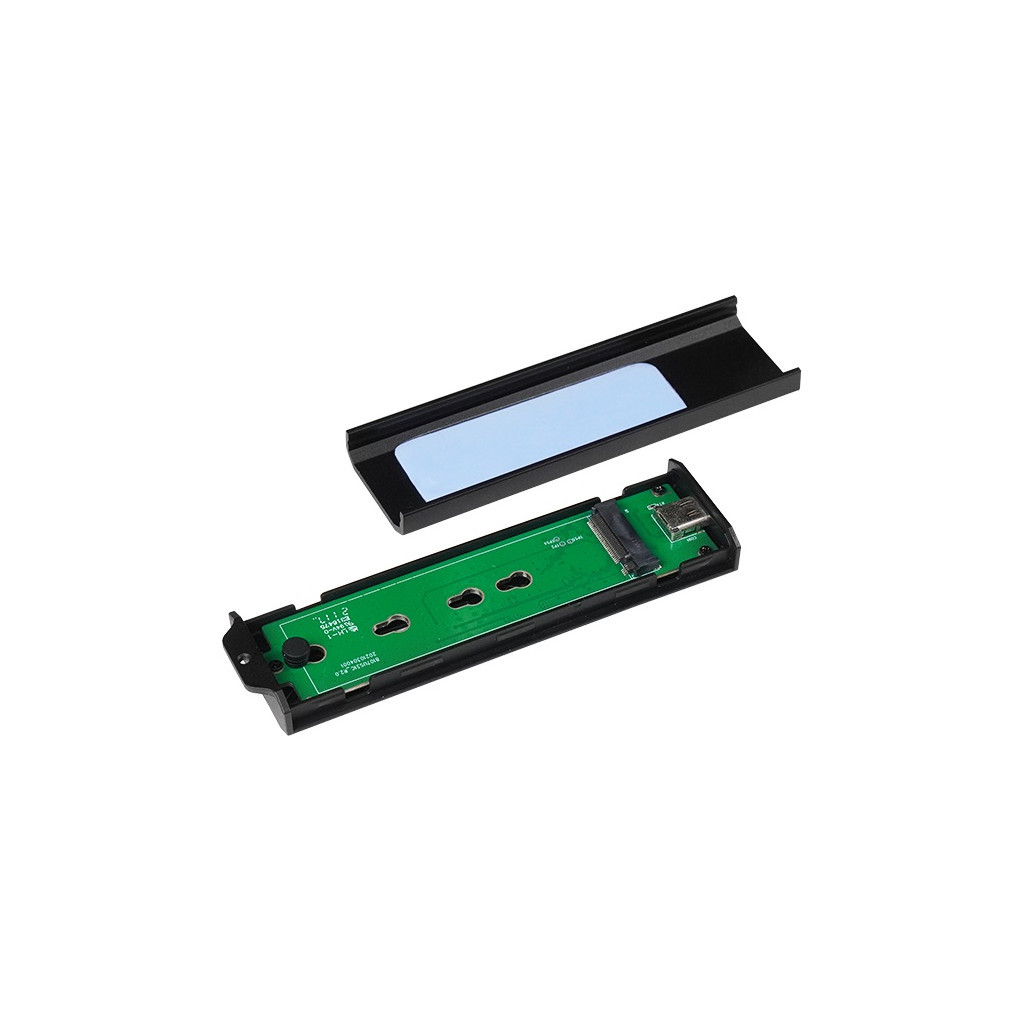 Кишеня зовнішня Chieftec M.2 PCIe NVMe/SATA SSD CEB-M2C-TLE USB 3.2 Gen2 Type-C Tool-Less Alum/Plastic (CEB-M2C-TLE) - фото 3 Кишеня зовнішня Chieftec M.2 PCIe NVMe/SATA SSD CEB-M2C-TLE USB 3.2 Gen2 Type-C Tool-Less Alum/Plastic (CEB-M2C-TLE) - фото 3