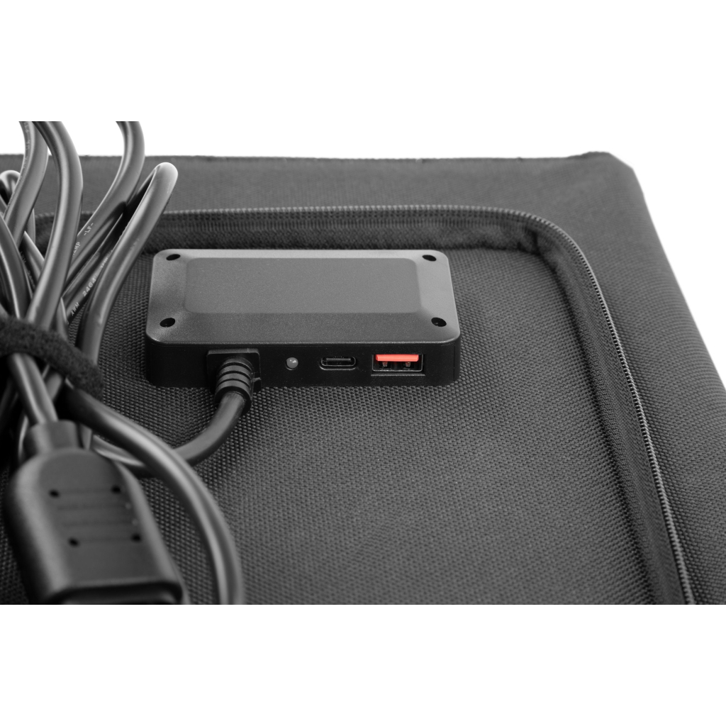 Портативна сонячна панель 2E 100W charger, DC, USB-С PD45W, USB-A 24W (2E-LSFC-100) - фото 7 Портативна сонячна панель 2E 100W charger, DC, USB-С PD45W, USB-A 24W (2E-LSFC-100) - фото 7