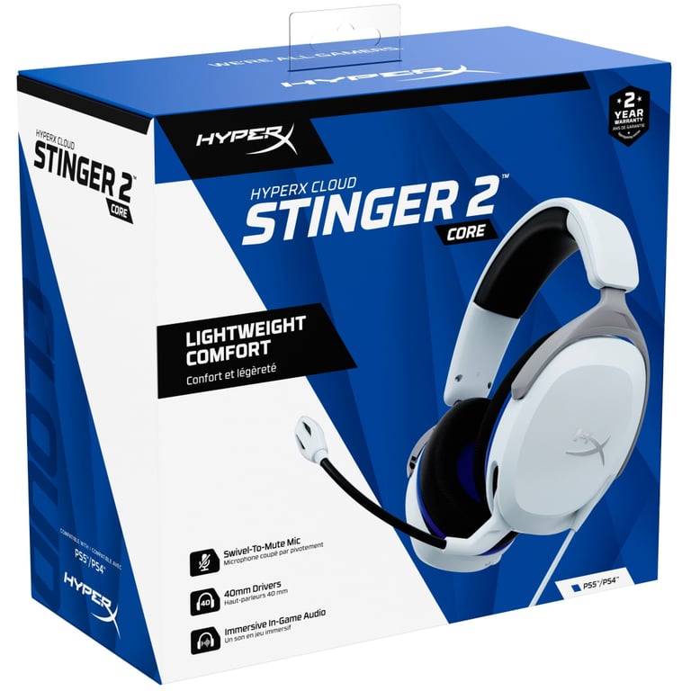 Навушники HyperX Cloud Stinger 2 Core for PlayStation White (6H9B5AA) - фото 7