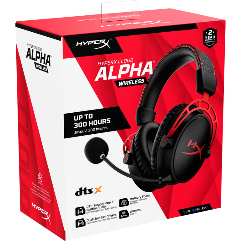 Навушники HyperX Cloud Alpha Wireless Black (4P5D4AA) - фото 7