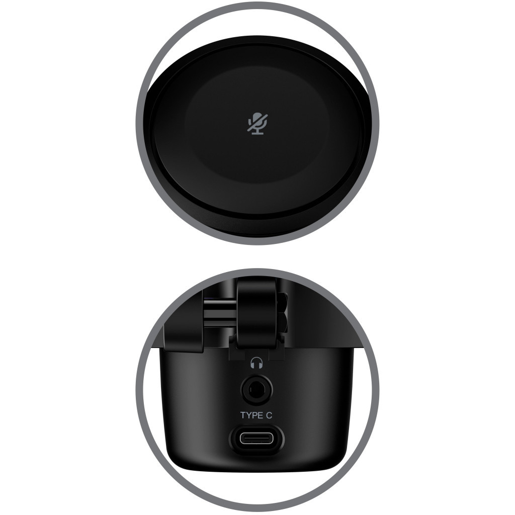 Мікрофон HyperX DuoCast Black (4P5E2AA) - фото 7 Мікрофон HyperX DuoCast Black (4P5E2AA) - фото 7