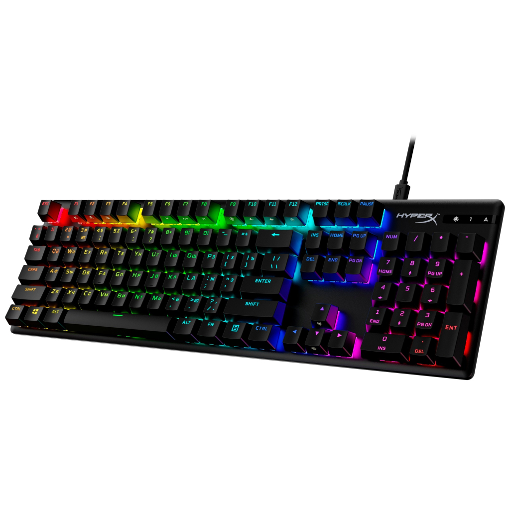 Клавіатура HyperX Alloy Origins PBT HX Red (639N3AA) - фото 3 Клавіатура HyperX Alloy Origins PBT HX Red (639N3AA) - фото 3