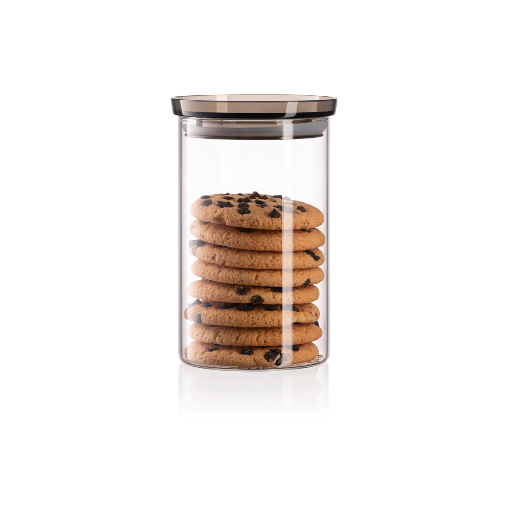 Ємність для сипучих продуктів Ardesto Fresh скло, пластик 900 мл (AR1309SF) - фото 3 Ємність для сипучих продуктів Ardesto Fresh скло, пластик 900 мл (AR1309SF) - фото 3