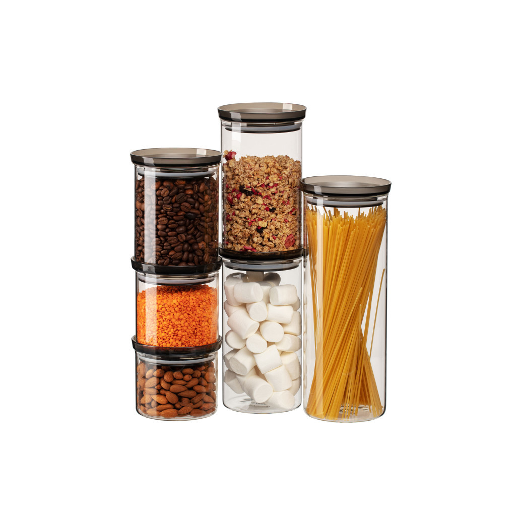 Ємність для сипучих продуктів Ardesto Fresh скло, пластик 900 мл (AR1309SF) - фото 8 Ємність для сипучих продуктів Ardesto Fresh скло, пластик 900 мл (AR1309SF) - фото 8