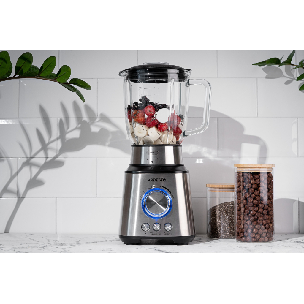 Ємність для сипучих продуктів Ardesto Fresh скло, бамбук 540 мл (AR1354BLR) - фото 2 Ємність для сипучих продуктів Ardesto Fresh скло, бамбук 540 мл (AR1354BLR) - фото 2