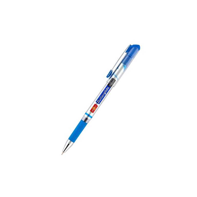 Ручка кулькова Unimax Butterglide, синя (UX-122-02) - фото 1