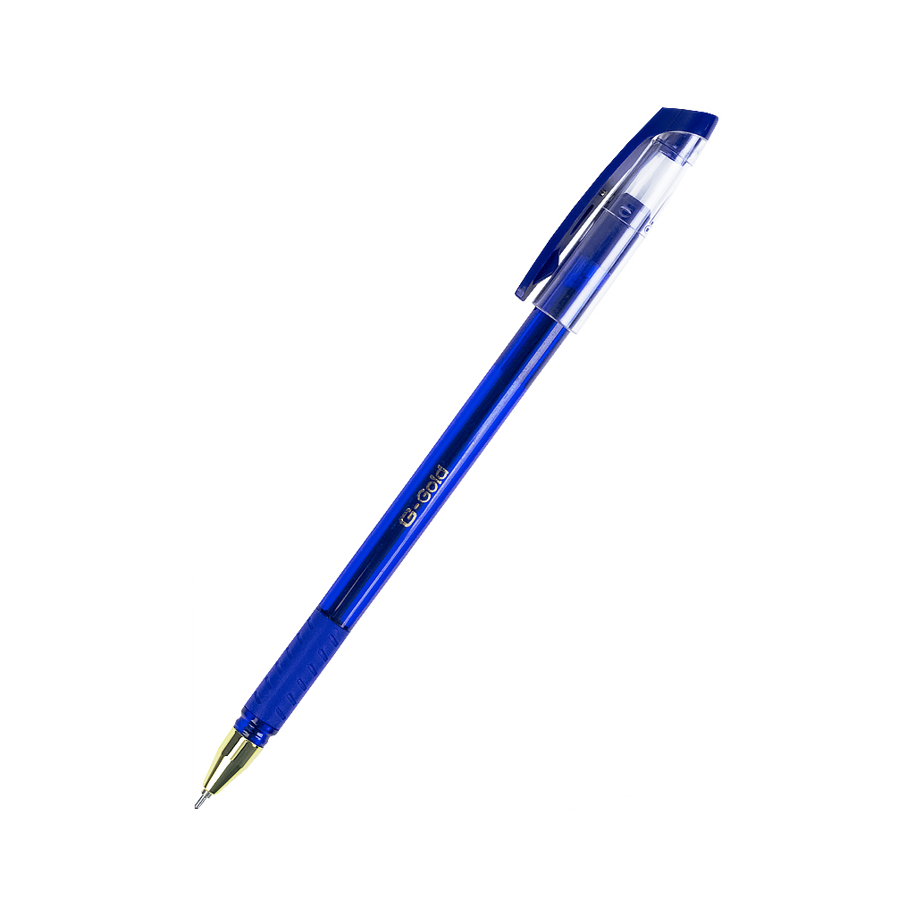 Ручка кулькова Unimax G-Gold, синя (UX-139-02) - фото 1