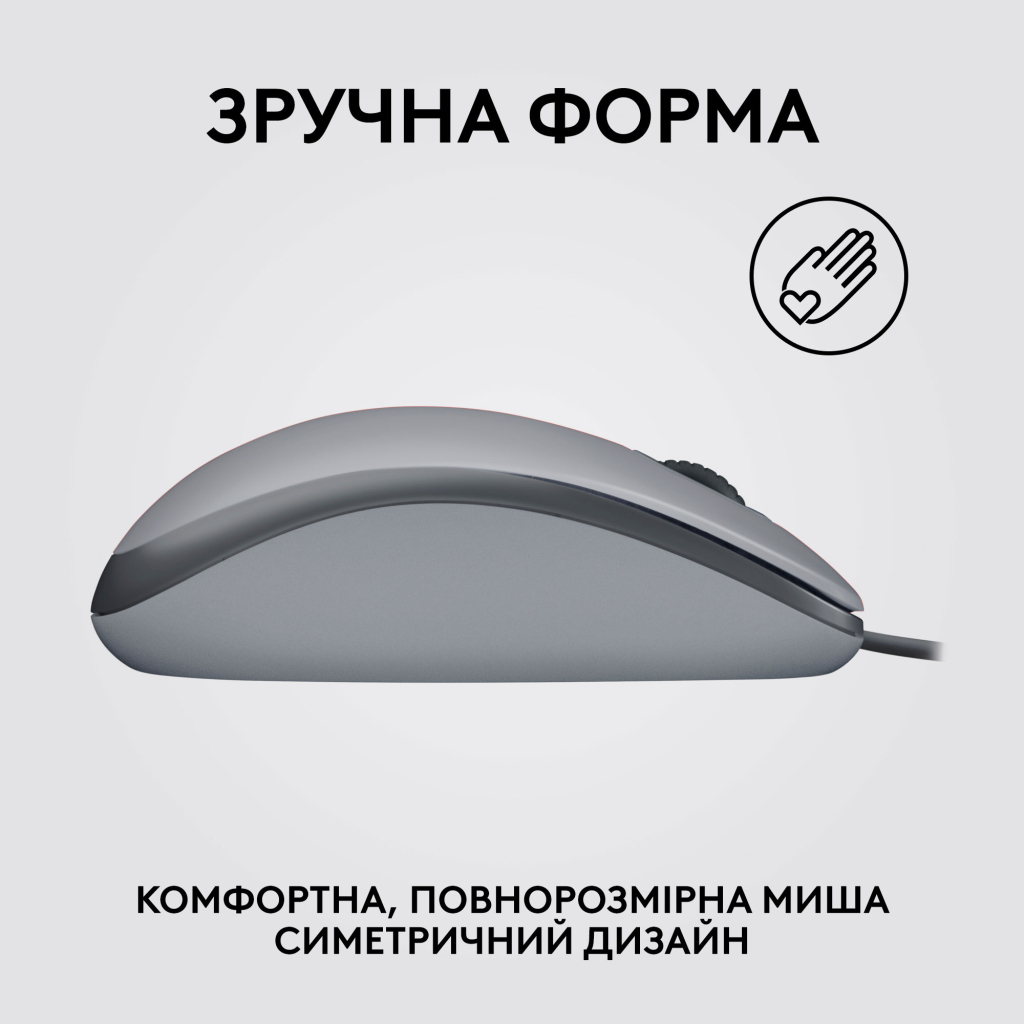 Мишка Logitech M110 Silent USB Mid Gray (910-006760) - фото 5 Мишка Logitech M110 Silent USB Mid Gray (910-006760) - фото 5