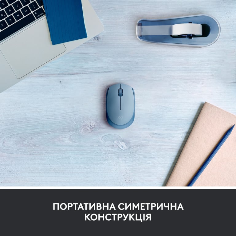 Мишка Logitech M171 Blue Grey (910-006866) - фото 3