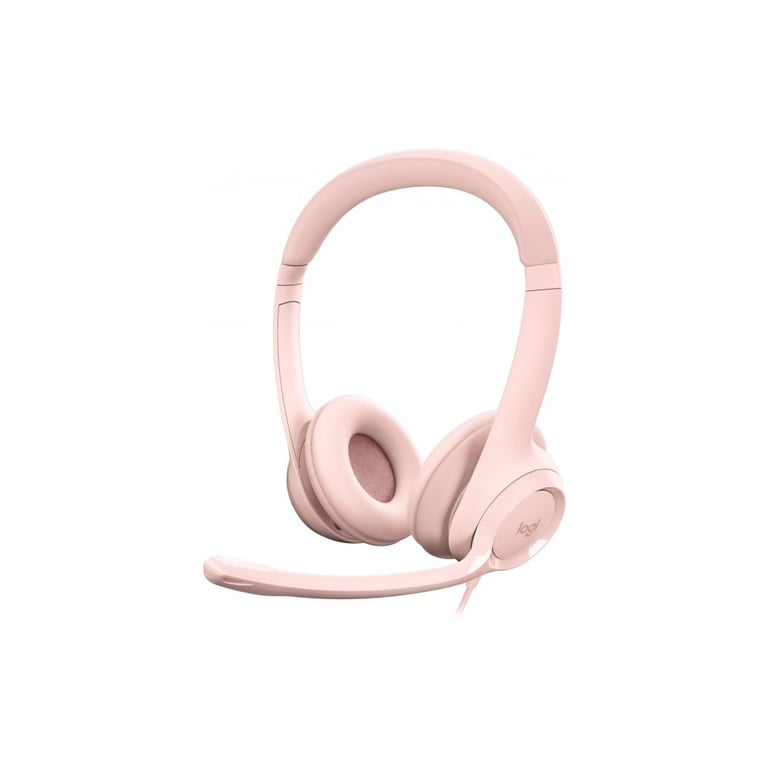 Навушники Logitech H390 USB Rose (981-001281) - фото 1