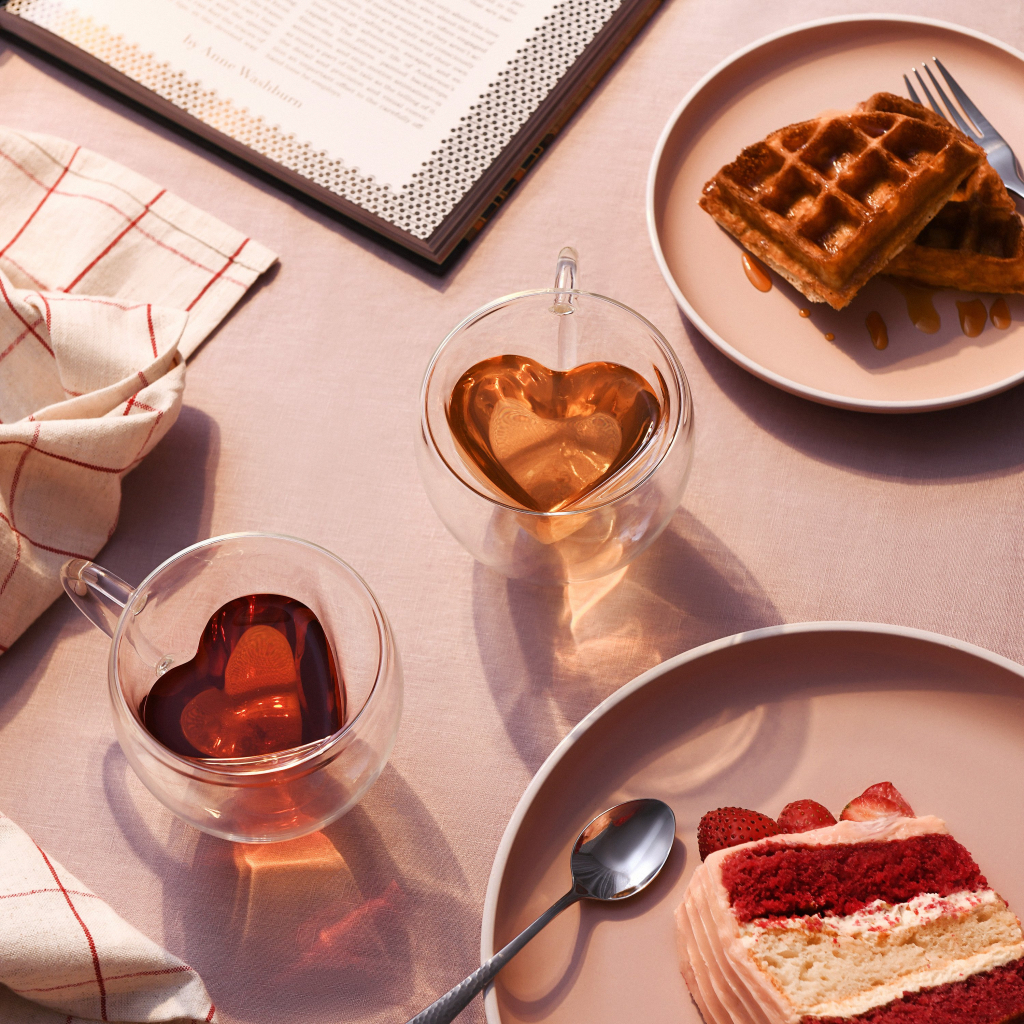 Набір чашок Ardesto 300 мл H 9,5 см 2 шт (AR2630GHL) - фото 2 Набір чашок Ardesto 300 мл H 9,5 см 2 шт (AR2630GHL) - фото 2