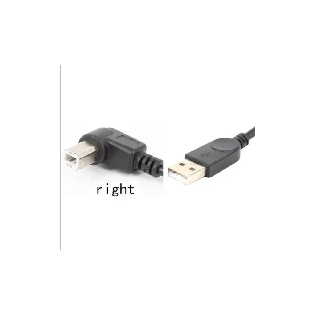 Кабель для принтера USB 2.0 AM/BM 1.0m 90 left Value (S0671) Кабель для принтера USB 2.0 AM/BM 1.0m 90 left Value (S0671)