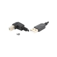 Кабель для принтера USB 2.0 AM/BM 1.0m 90 up Value (S0754) - фото 1