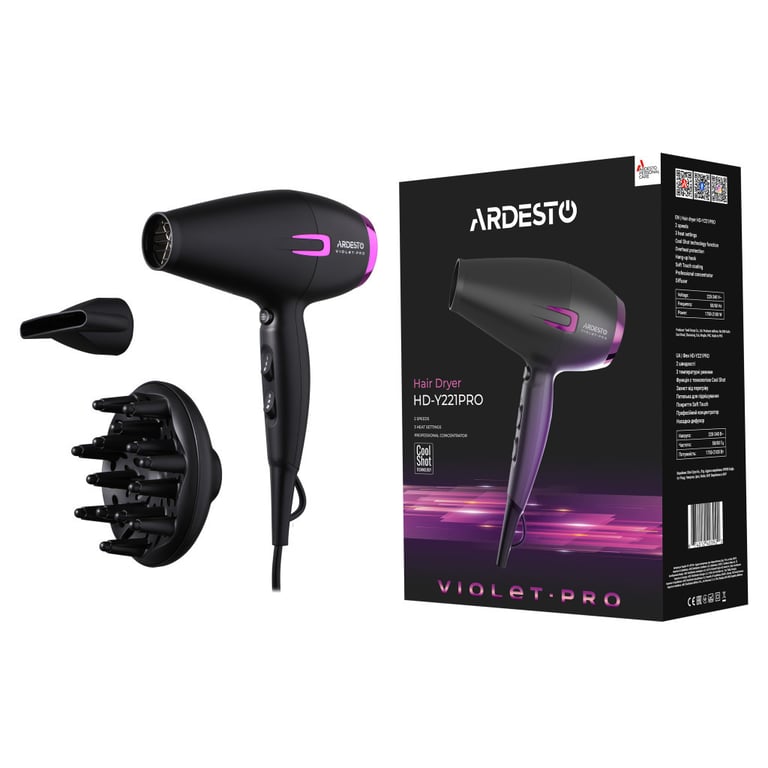 Фен Ardesto HD-Y221PRO - фото 8