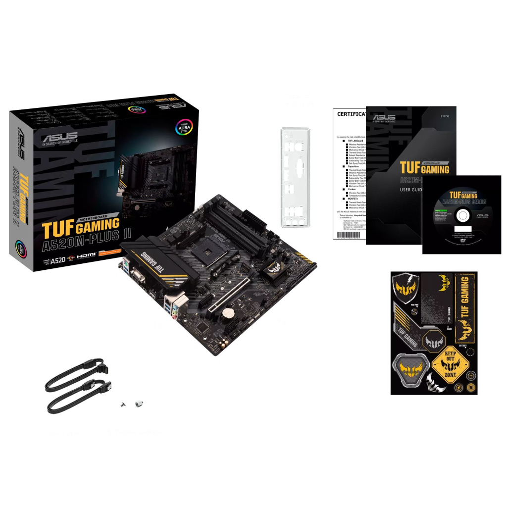 Материнська плата ASUS TUF GAMING A520M-PLUS II - фото 5 Материнська плата ASUS TUF GAMING A520M-PLUS II - фото 5