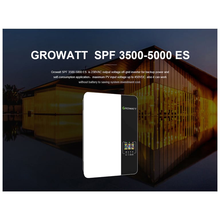 Сонячний інвертор Growatt SPF5000ES 5000W (SPF5000ES) - фото 9