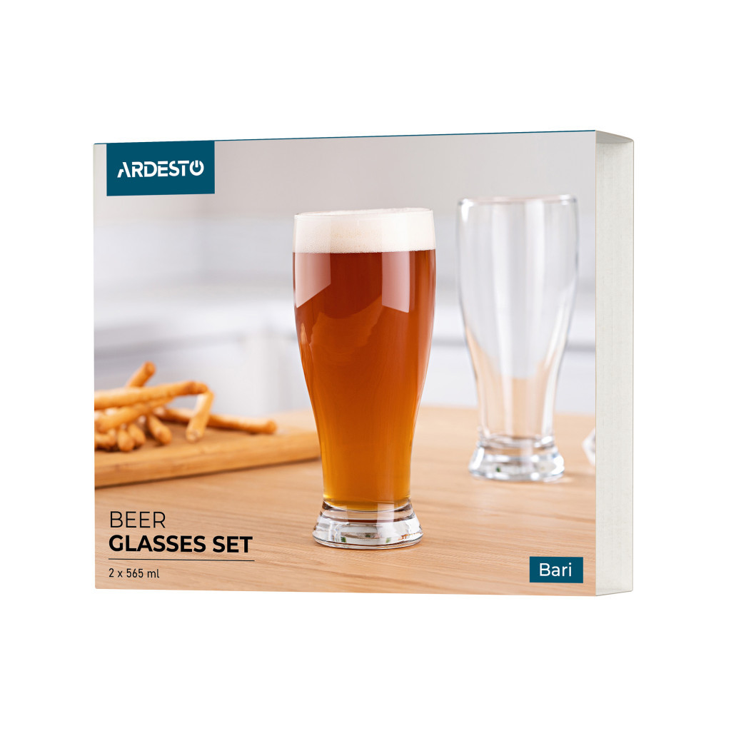 Набір склянок Ardesto Bari 565 мл 2 шт (AR2656BB) - фото 2 Набір склянок Ardesto Bari 565 мл 2 шт (AR2656BB) - фото 2