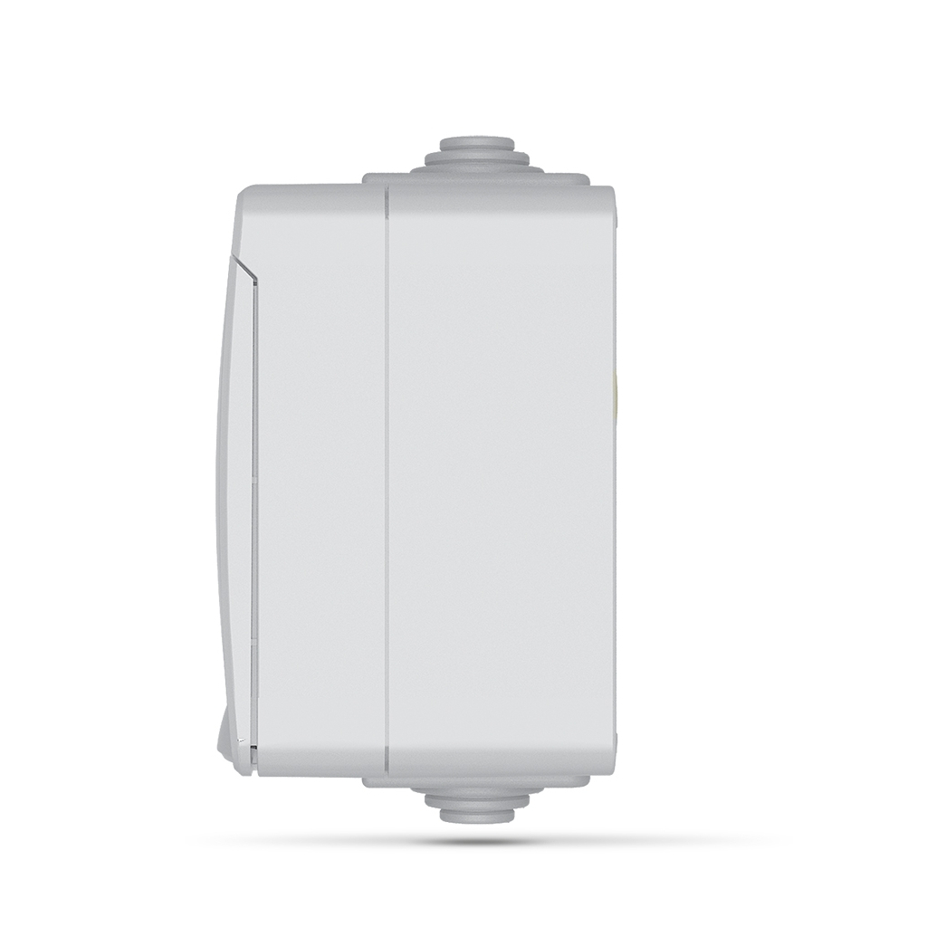 Розетка Videx BINERA IP65 зовнішня 1ая сіра (VF-BNW21-G) - фото 3 Розетка Videx BINERA IP65 зовнішня 1ая сіра (VF-BNW21-G) - фото 3