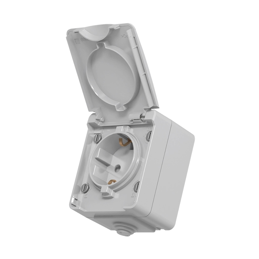 Розетка Videx BINERA IP65 зовнішня 1ая із заземленням сірка (BINERA IP65 наружная 1ая с заземлением сера) - фото 1 Розетка Videx BINERA IP65 зовнішня 1ая із заземленням сірка (BINERA IP65 наружная 1ая с заземлением сера) - фото 1