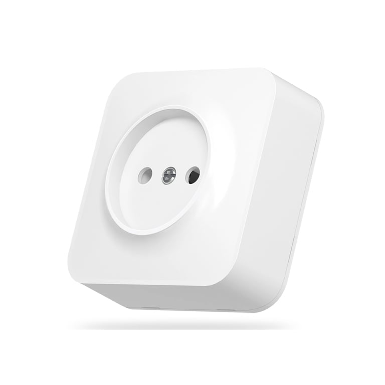 Розетка Videx BINERA IP20 зовнішня 1ая біла (VF-BNS21-W) - фото 1