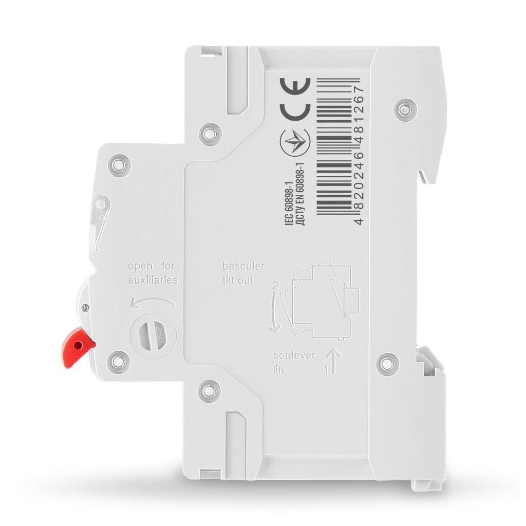 Автоматичний вимикач Videx RS4 RESIST 2п 63А С 4,5кА (VF-RS4-AV2C63) - фото 3 Автоматичний вимикач Videx RS4 RESIST 2п 63А С 4,5кА (VF-RS4-AV2C63) - фото 3