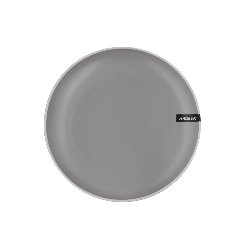 Тарілка Ardesto Cremona Dessert 19 см Dusty Grey (AR2919GRC) Тарілка Ardesto Cremona Dessert 19 см Dusty Grey (AR2919GRC)