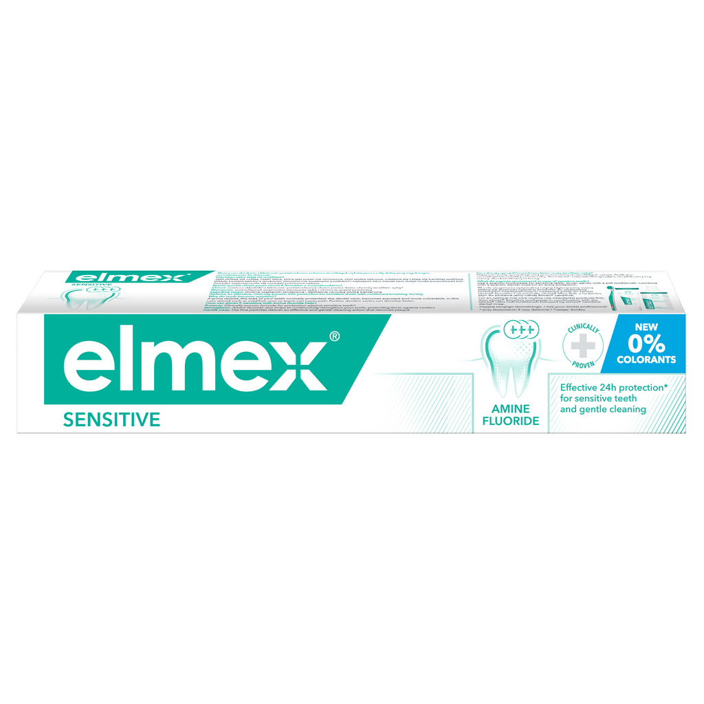 Зубна паста Elmex Sensitive з амінофторидом 75 мл (4007965560200) - фото 4 Зубна паста Elmex Sensitive з амінофторидом 75 мл (4007965560200) - фото 4