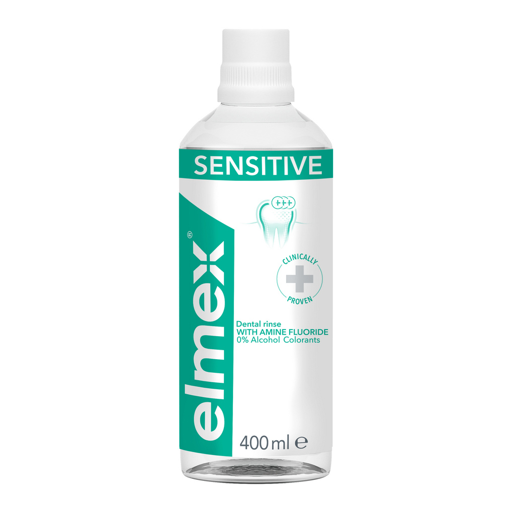 Ополіскувач для порожнини рота Elmex Sensitive Plus 400 мл (7610108065370)
