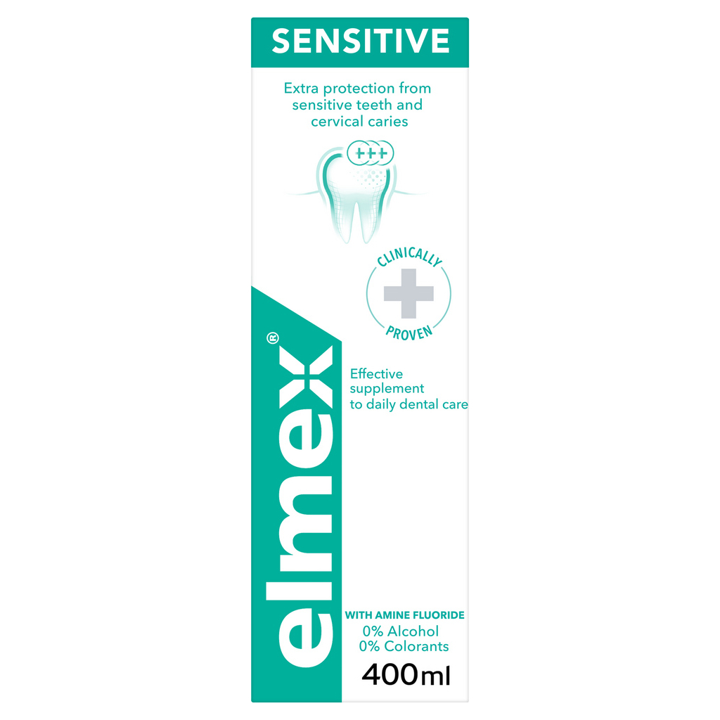 Ополіскувач для порожнини рота Elmex Sensitive Plus 400 мл (7610108065370) - фото 4 Ополіскувач для порожнини рота Elmex Sensitive Plus 400 мл (7610108065370) - фото 4