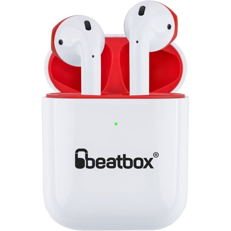 Навушники BeatBox PODS AIR 2 Wireless Charging White-Red (bbpair2wcwr) - фото 1