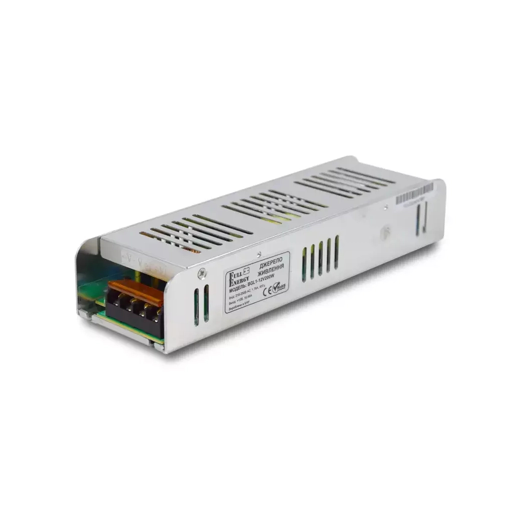 Блок живлення для систем відеоспостереження Full Energy BGL1-12V200W - фото 1