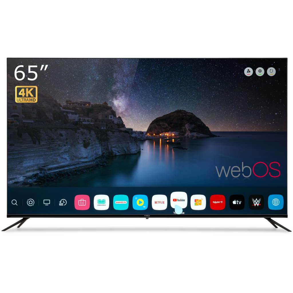 Телевізор Vinga S65UHD25BWEB - фото 1