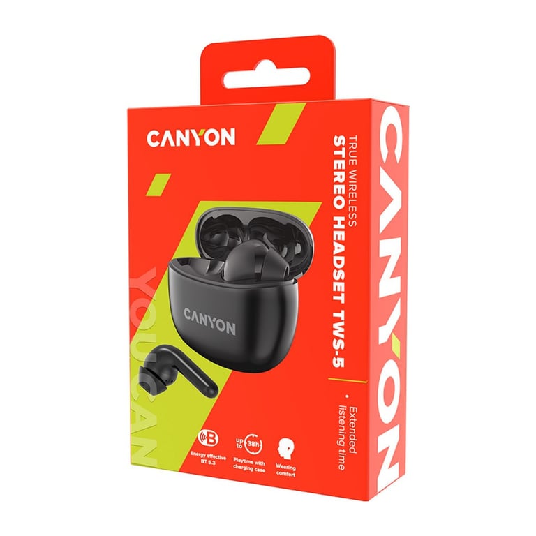 Навушники Canyon TWS-5 Black (CNS-TWS5B) - фото 5