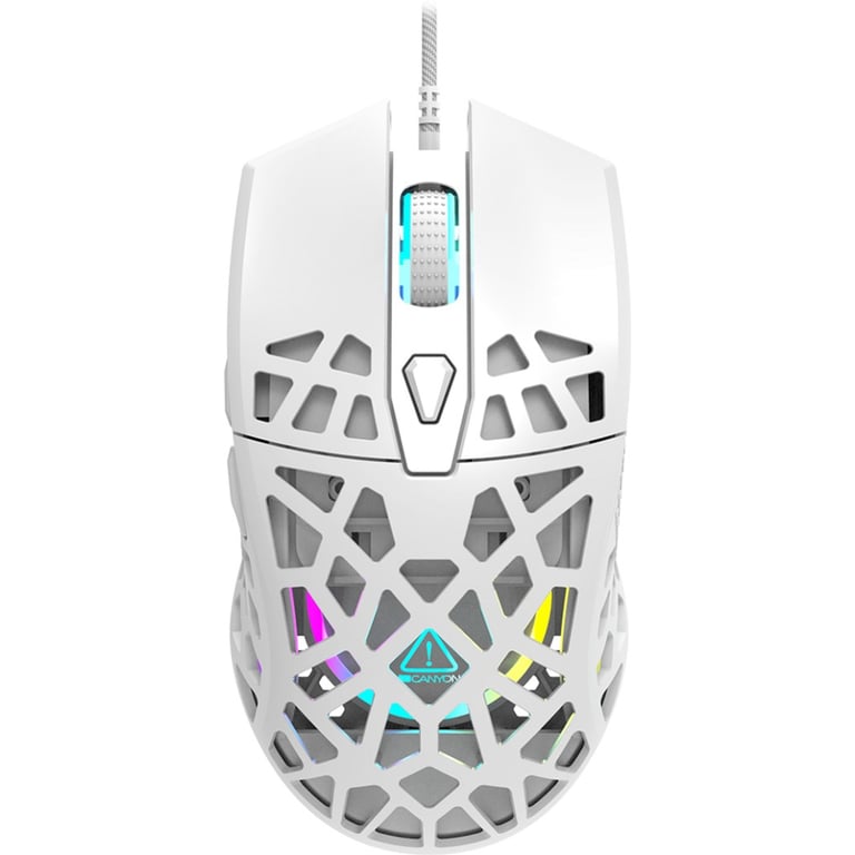 Мишка Canyon Puncher GM-20 USB White (CND-SGM20W) - фото 1