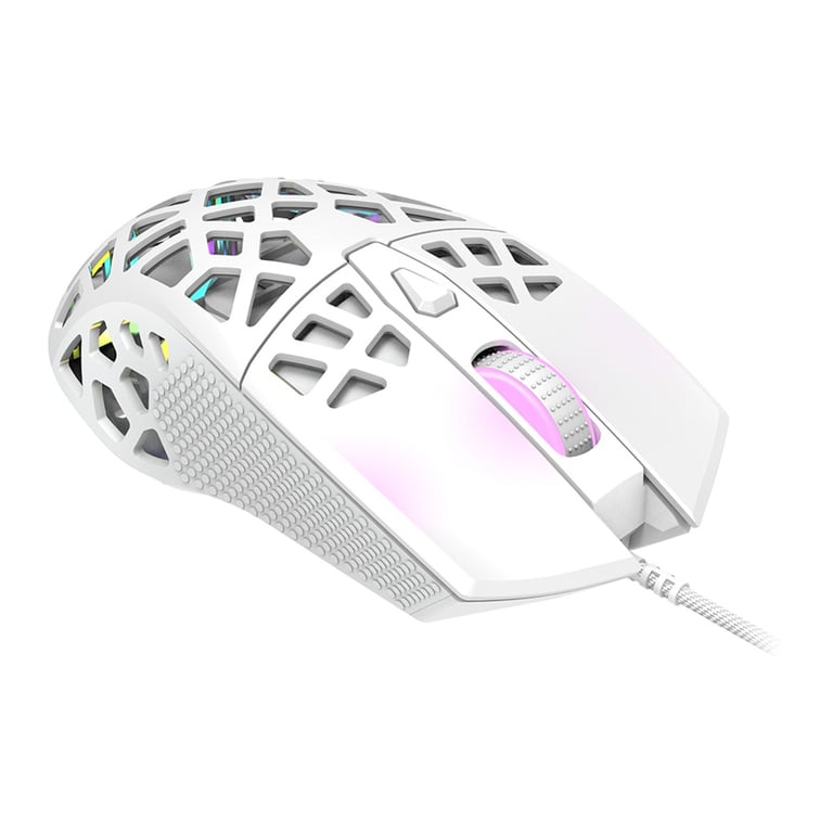 Мишка Canyon Puncher GM-20 USB White (CND-SGM20W) - фото 4