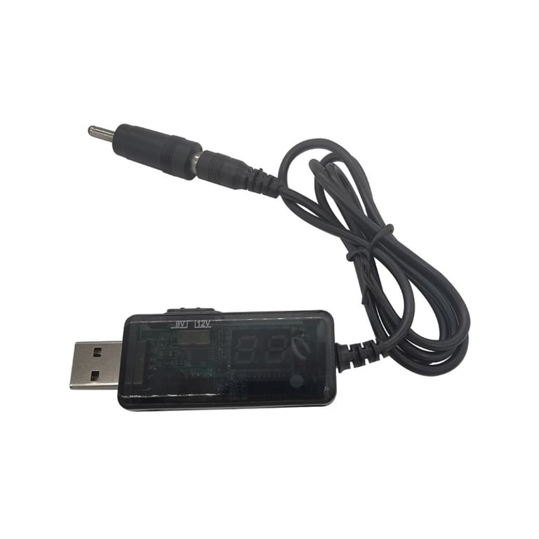 Кабель живлення USB to DC 3.5x1.35mm + 5.5x2.1mm 9V-12V Dynamode (KWS-912V) - фото 6