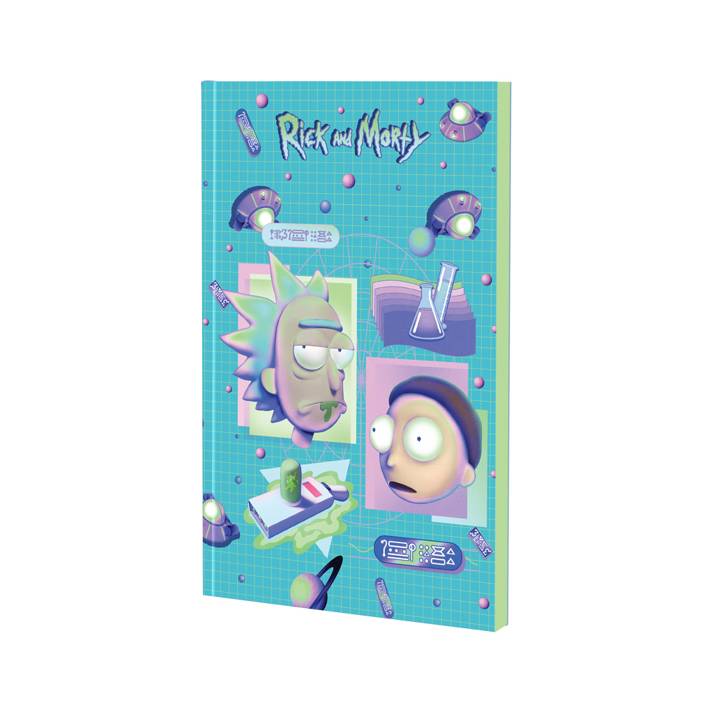 Блокнот Kite термобіндер Rick and Morty А5, 64 листи, нелінований (RM23-193-2) Блокнот Kite термобіндер Rick and Morty А5, 64 листи, нелінований (RM23-193-2)
