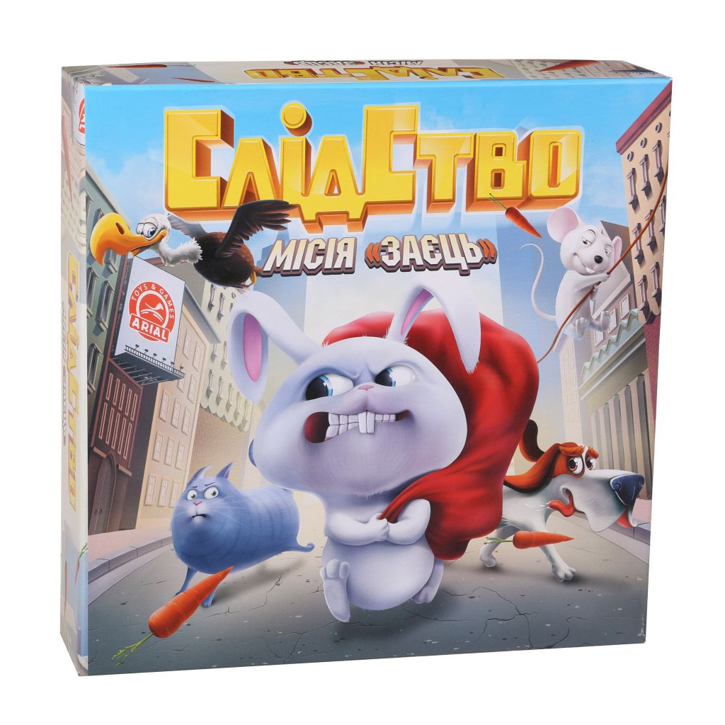 Настільна гра Arial Слідство. Місія Заєць (91159) - фото 1 Настільна гра Arial Слідство. Місія Заєць (91159) - фото 1