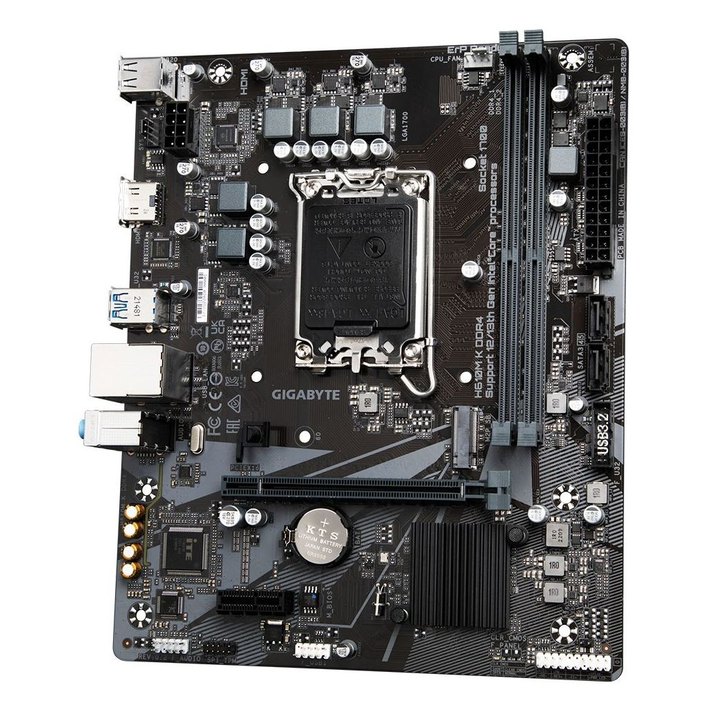 Материнська плата GIGABYTE H610M K DDR4 - фото 2 Материнська плата GIGABYTE H610M K DDR4 - фото 2